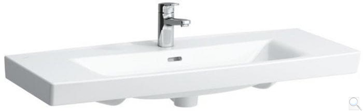 Nábytkové umyvadlo Laufen Pro Nordic 100x42 cm otvor pro baterii uprostřed H8109584001041. obr. 1