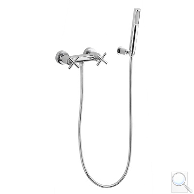 Sprchová baterie Paffoni Cruz se sprchovým setem 150 mm chrom QTV168D. 