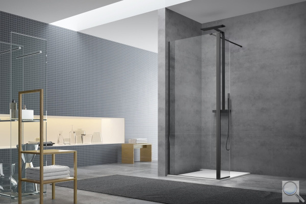 Sprchová zástěna Walk-in 100 cm SAT SATBWI100PRCROZC. obr. 1