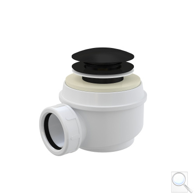 Odtoková souprava CLICK/CLACK, černá-mat A465BLACK-50. obr. 1