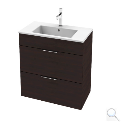 Koupelnová skříňka s umyvadlem Jika Plan 65x44,1x62,2 cm dub H4536021763021. obr. 1