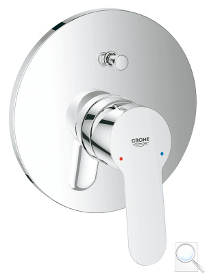 Vanová baterie Grohe Project včetně podomítkového tělesa chrom SIKOBGPRO215. 