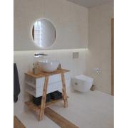 Koupelnová skříňka pod umyvadlo na desku Naturel Home 80x73x46 cm ořech/bílá mat HOMEUMDB. obr. 3&nbsp;