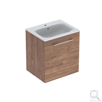 Koupelnová skříňka s umyvadlem Geberit Selnova 60x50,2x65,2 cm ořech hickory 501.254.00.1 obr. 1