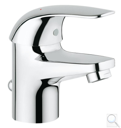 Umyvadlová baterie Grohe Euroeco s výpustí chrom 23262000. 