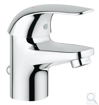 Umyvadlová baterie Grohe Euroeco s výpustí chrom 23262000. 