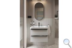Koupelna Peronda Terrazzo. SIKO-minimalisticka-koupelna-v-bilem-provedeni-terrazzo-003
