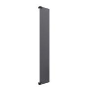 Otočná pantová zástěna 35x200cm SAT Walk-in. černá, kouřové sklo 