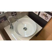 Umyvadlo na desku Triomini Slim 38,5x38,5 cm bez přepadu SLM3939. obr. 7&nbsp;