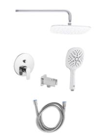 Sprchový systém SAT Project včetně podomítkového tělesa chrom lesk SATBPSETPRO3