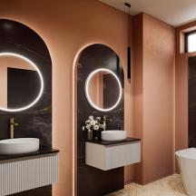 Tele Di Marmo Onyx černá koupelna