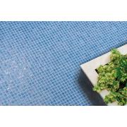 Skleněná mozaika Mosavit Iridis modrá.