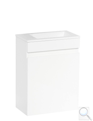 Koupelnová skříňka s umyvadlem Naturel Verona 40x53,2x22 cm bílá lesk VERONA40BL. 