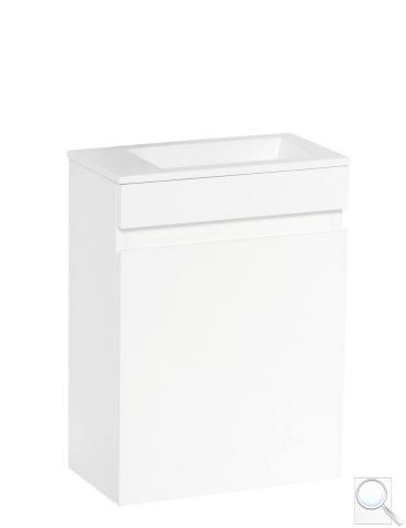 Koupelnová skříňka s umyvadlem Naturel Verona 40x53,2x22 cm bílá lesk VERONA40BL 