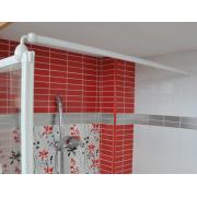 Vanová zástěna Ravak Supernova na vany ROSA. Realizace s dlouhým držákem (obr. 1)&nbsp;