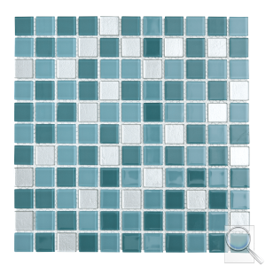 Skleněná mozaika Premium Mosaic tyrkysová