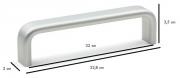 Úchytka Naturel Vario Dekor 32 cm hliník VARIOUCHYTM32 (Technický nákres)