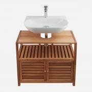 Koupelnová skříňka pod umyvadlo Naturel Home 67.5x63x35.5 cm ořech mat HOMEUM (obr. 9)