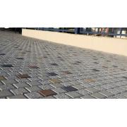 Zámková dlažba CSB KOSTKA. povrch hladký - barva černá