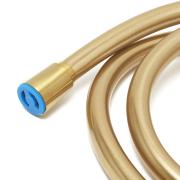 Sprchová hadice SAT DARK se zámkem proti přetočení broušené zlato SATBSHPDABZ. obr. 2