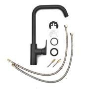 Dřezová baterie SAT Dark s otočným ramínkem černá mat SATBSDA280LC. obr. 6&nbsp;