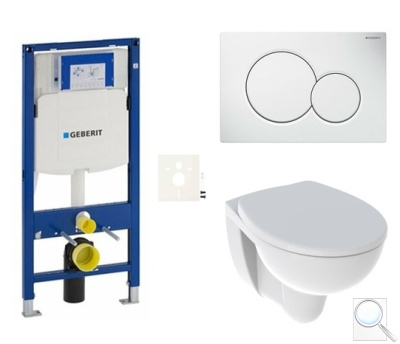 Závěsný WC set do lehkých stěn / předstěnová  KOLO Rekord SIKOGES3K6. obr. 1