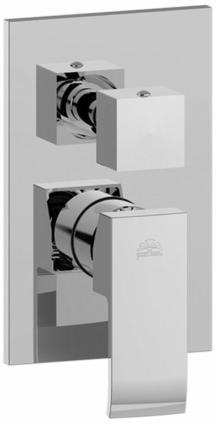 Vanová baterie Paffoni Level včetně podomítkového tělesa chrom LES019