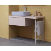 Noha pod desku Naturel Dolce 45x68x3 cm bílá mat NOHAH45BM. obr. 2&nbsp;