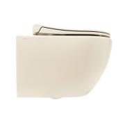 WC se sedátkem softclose závěsné VitrA S60 taupe mat zadní odpad 7510-020-6319. (4)