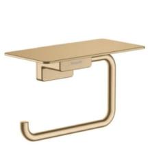 Držák toaletního papíru Hansgrohe AddStoris kartáčovaný bronz 41772140