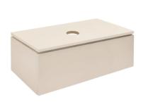 Koupelnová skříňka s krycí deskou SAT Feel 100x30x46 cm pískově béžová mat SATFEEL100BED