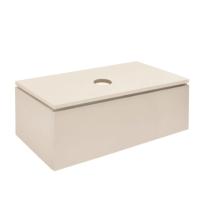 Koupelnová skříňka s krycí deskou SAT Feel 100x30x46 cm pískově béžová mat SATFEEL100BED