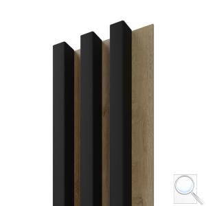Obkladová lamela Fineza Spline Slim Black černá