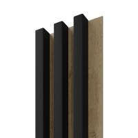 Obkladová lamela Fineza Spline Slim Black černá