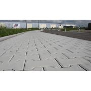 Zámková dlažba KOST. povrch hladký - barva šedá 5