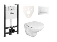 Závěsný WC set Jika do lehkých stěn / předstěnová montáž+ WC Fayans Neo SIKOJSJ1