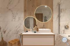 Koupelna Pastorelli Sunshine - koupelna-sunshine-vana-se-zastenou-mramor-umyvadlo-na-skrince-003