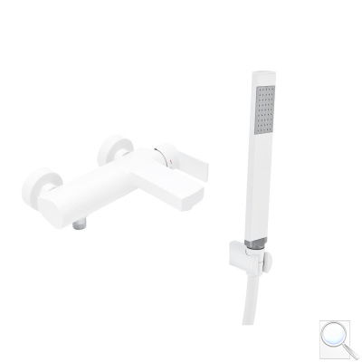 Vanová baterie SAT B-Way s vanovým setem 150 mm bílá matná SATBSBW222BSET1. obr. 1