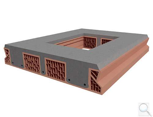 Panely s prostupy. obr. 1