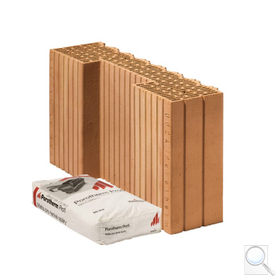 Cihla Porotherm 50 EKO+ Profi 1-2 K - Tepelněizolační broušená. obr. 1