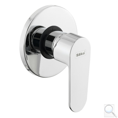 Sprchová baterie SIKO Lucida včetně podomítkového tělesa chrom SIKOBSLU210. 