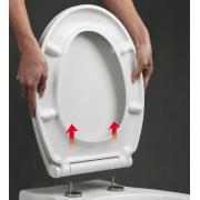 WC sedátko Glacera duroplast bílá EASY2240. obr. 5