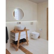 Umyvadlo na desku SAT Costa 42x42 cm bez otvoru pro baterii SATCO4242. obr. 4