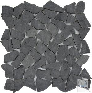 Kamenná mozaika Mosavit Piedra noa negra černá