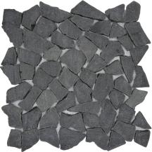 Kamenná mozaika Mosavit Piedra noa negra černá