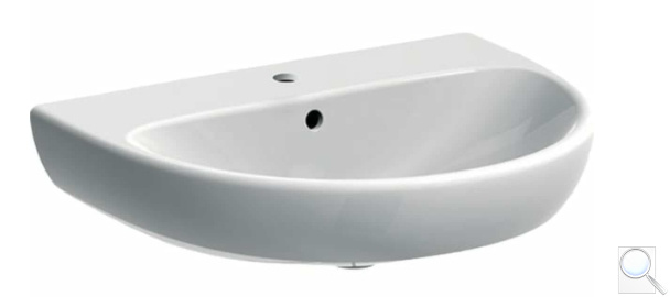 Umyvadlo Geberit Selnova 60x48 cm otvor pro baterii uprostřed 500.305.01.7. obr. 1