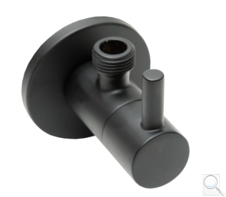 Rohový ventil 1/2x3/8 černý Optima RVPBL. obr. 1