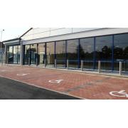 Zámková dlažba KOST ROVNÉ HRANY. povrch hladký - barva červená&nbsp;(3)