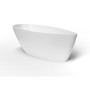 Volně stojící vana SAT Lola 159x70 cm litý mramor SATLOL160. obr. 2