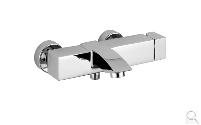 Vanová baterie Paffoni Level bez sprchového setu 150 mm chrom LEC022. 